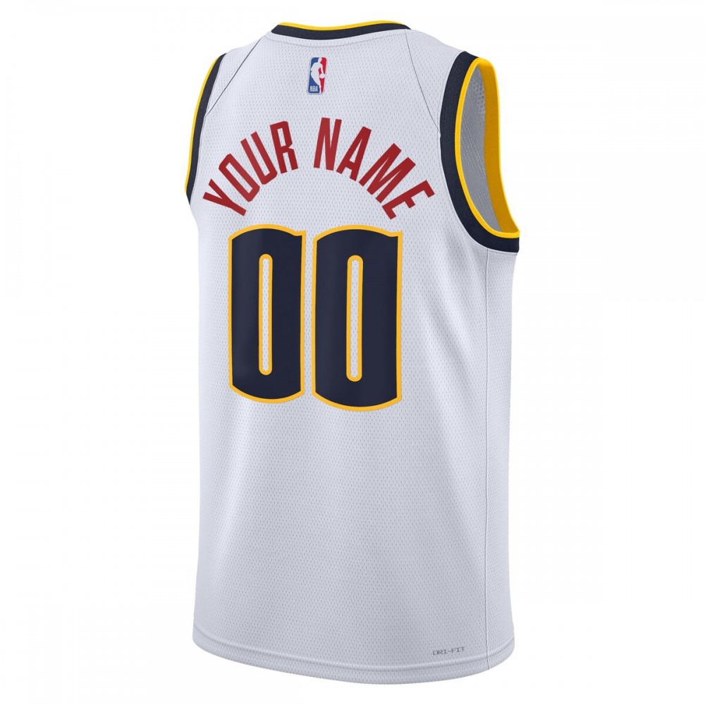 Denver Nuggets Unisex 2022/23 Swingman Custom Jersey White - Association Edition-Pro Kit Vault | Brand New 26/27 Sports Jerseys